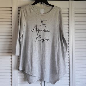 NWT, Sunday 3/4 sleeve tunic.